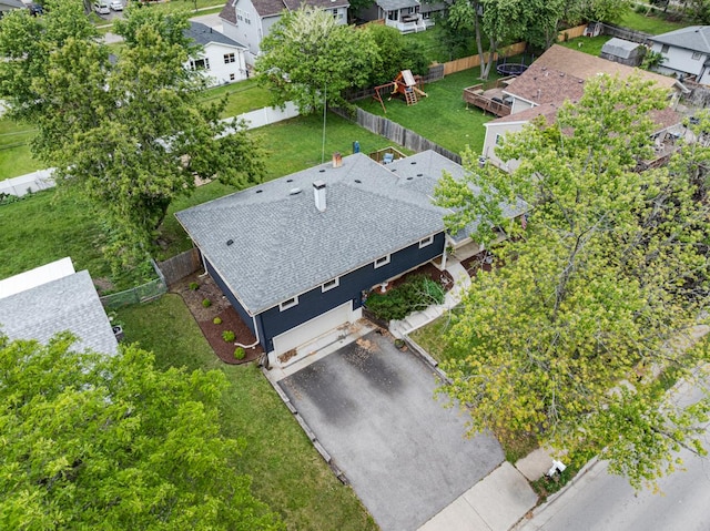 6130 Belmont Rd, Downers Grove, IL 60516 - aerial view of residential area