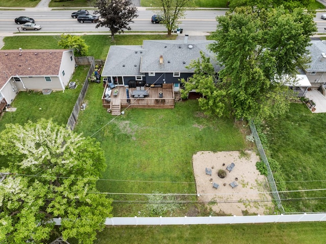 6130 Belmont Rd, Downers Grove, IL 60516 - view from above of property