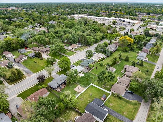 6130 Belmont Rd, Downers Grove, IL 60516 - aerial overview of property's location with nearby suburban area