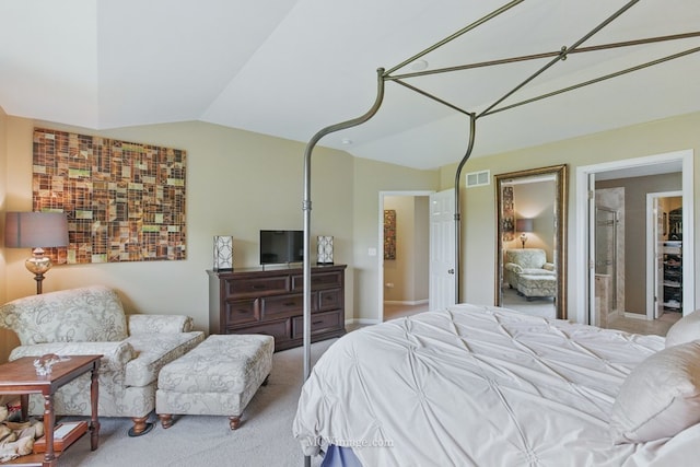 337 Bennett Dr, Carol Stream, IL 60188 - carpeted bedroom with lofted ceiling