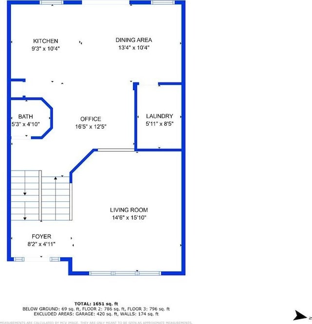 337 Bennett Dr, Carol Stream, IL 60188 - floor plan / room layout