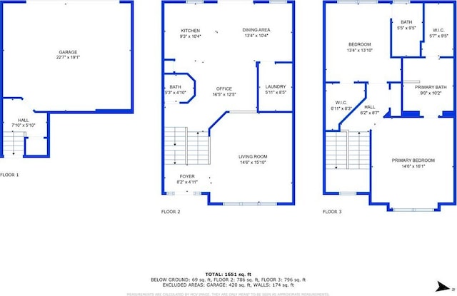 337 Bennett Dr, Carol Stream, IL 60188 - floor plan / room layout
