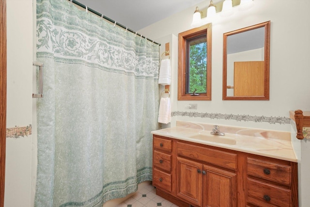 9316 Pine Needle Pass, Bull Valley, IL 60097 - full bathroom featuring vanity and a shower with curtain