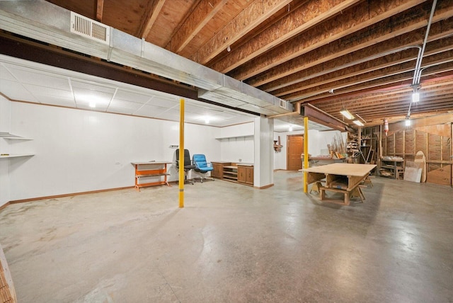 9316 Pine Needle Pass, Bull Valley, IL 60097 - basement featuring baseboards