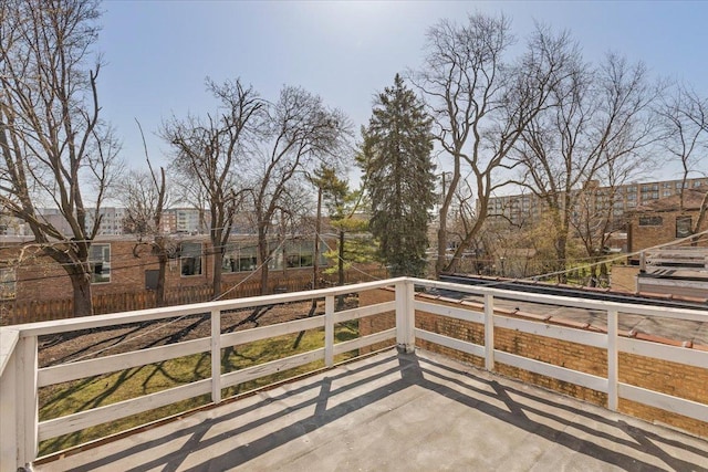 7241 N Kilpatrick Ave, Lincolnwood, IL 60712 - view of patio / terrace with a balcony