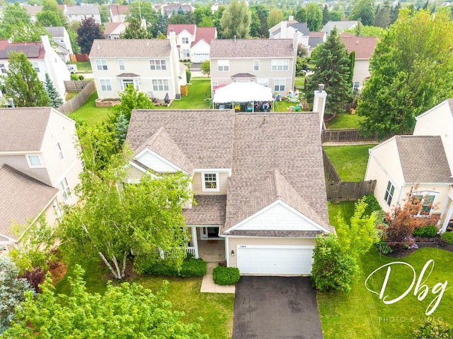 1943 Lily Ln, Round Lake, IL 60073 - aerial view of residential area