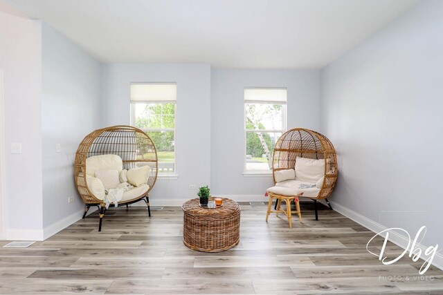 1943 Lily Ln, Round Lake, IL 60073 - living area featuring light wood-type flooring