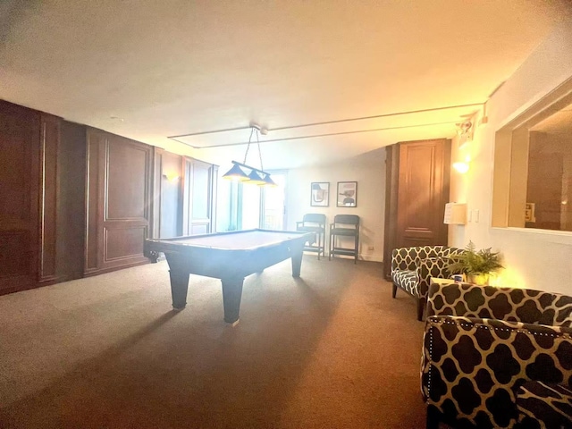 6033 N Sheridan Rd Unit 27C, Chicago, IL 60660 - recreation room featuring billiards table and carpet floors
