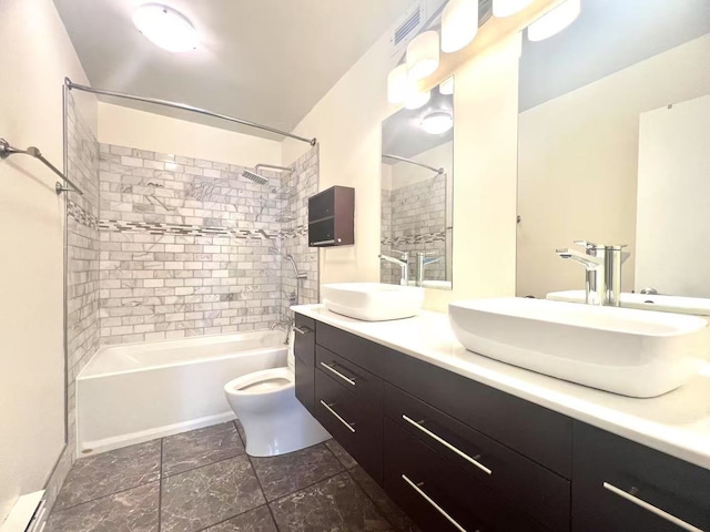 6033 N Sheridan Rd Unit 27C, Chicago, IL 60660 - full bathroom featuring shower / bathtub combination and double vanity