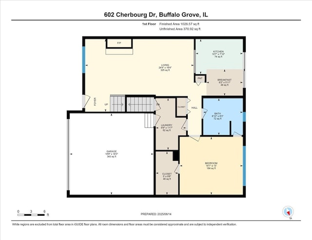 602 Cherbourg Dr, Buffalo Grove, IL 60089 - view of property floor plan