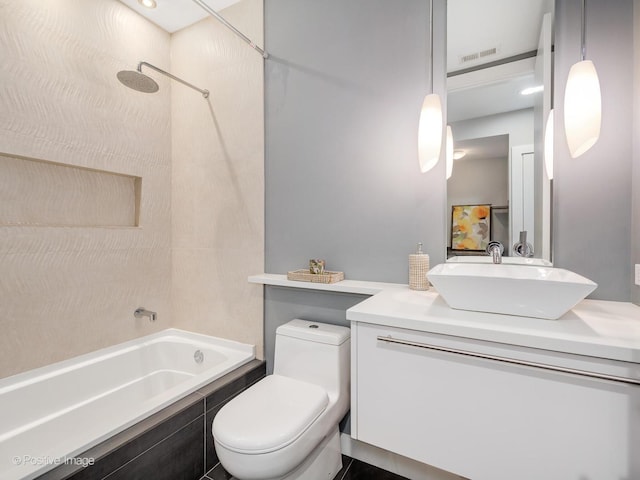 1229 N Cleaver St Unit 1, Chicago, IL 60642 - bathroom with  shower combination and vanity