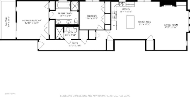2338 W Roscoe St Unit 2E, Chicago, IL 60618 - view of home floor plan
