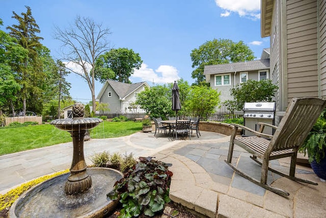 808 Maple Ave, Downers Grove, IL 60515 - view of patio / terrace featuring area for grilling