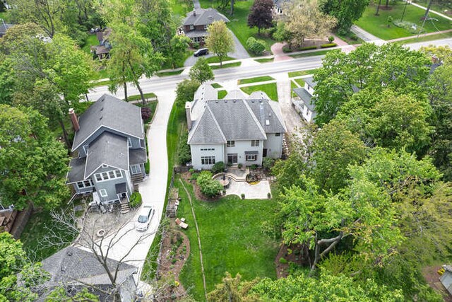 808 Maple Ave, Downers Grove, IL 60515 - aerial perspective of suburban area