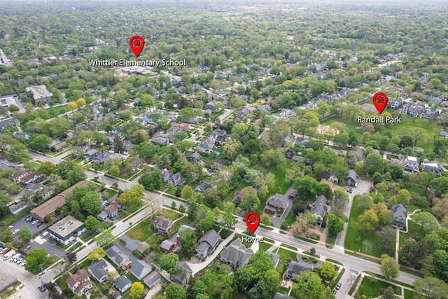808 Maple Ave, Downers Grove, IL 60515 - aerial overview of property's location