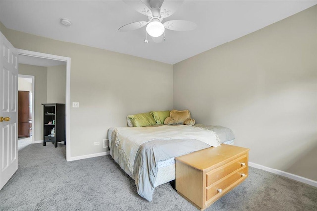 2585 Lambert Dr, Aurora, IL 60503 - bedroom with carpet flooring and a ceiling fan