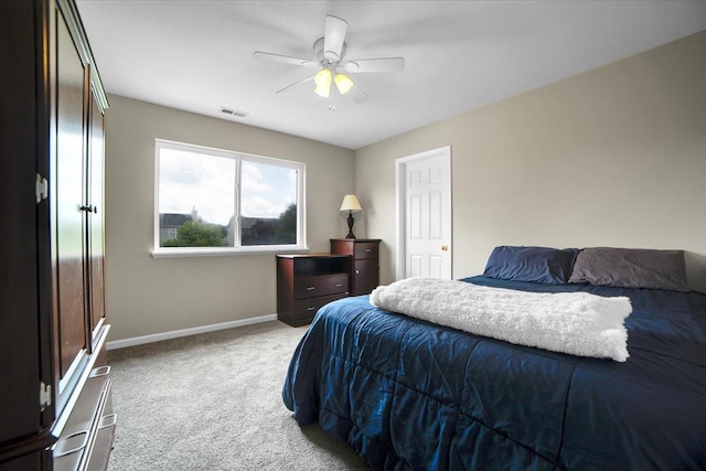 2585 Lambert Dr, Aurora, IL 60503 - bedroom with carpet floors and ceiling fan