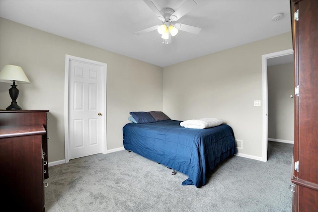 2585 Lambert Dr, Aurora, IL 60503 - bedroom featuring carpet floors and ceiling fan