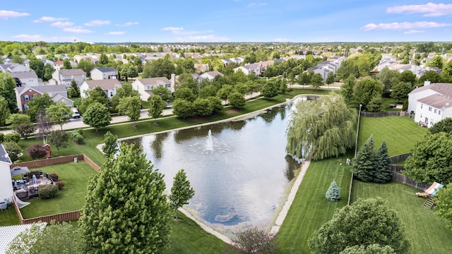 2585 Lambert Dr, Aurora, IL 60503 - aerial view of residential area featuring a nearby body of water