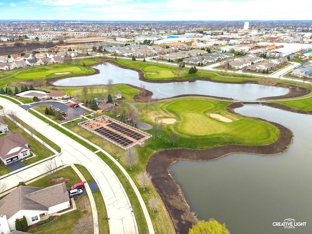3975 Idlewild Ln Unit 200, Naperville, IL 60564 - aerial view of residential area featuring a nearby body of water and a golf club