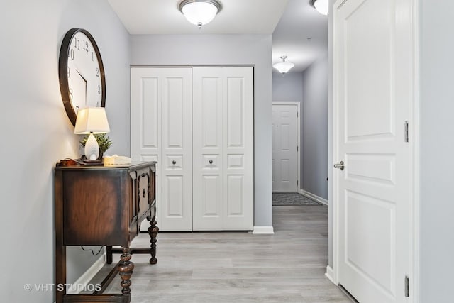 3975 Idlewild Ln Unit 200, Naperville, IL 60564 - corridor featuring light wood-style flooring and baseboards