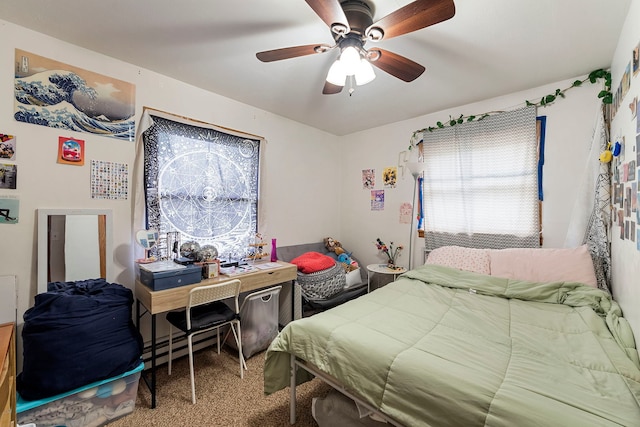 10608 Moody Ave, Chicago Ridge, IL 60415 - carpeted bedroom with ceiling fan