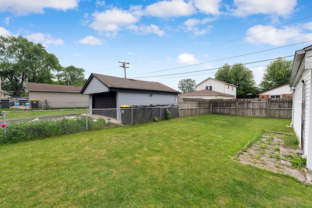 10608 Moody Ave, Chicago Ridge, IL 60415 - view of yard with a garage
