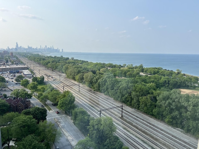 water view featuring skyline