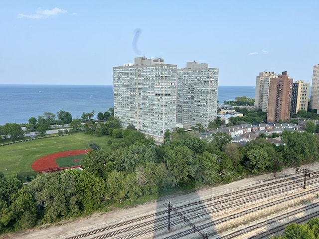 view of property featuring a water view