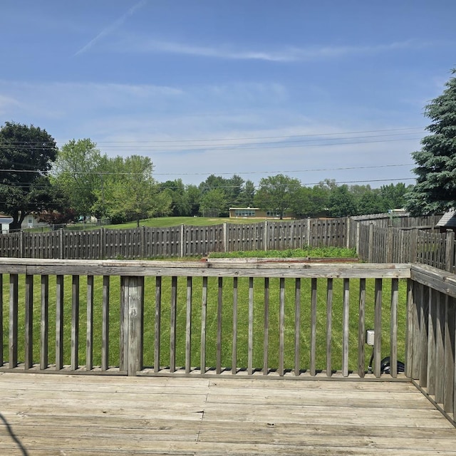 421 W 1st St, Stillman Valley, IL 61084 - view of wooden terrace