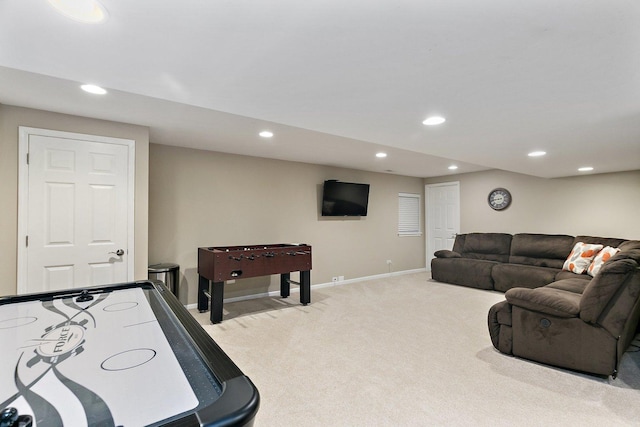 1560 Kensington Dr, Algonquin, IL 60102 - playroom featuring recessed lighting, light colored carpet, and baseboards