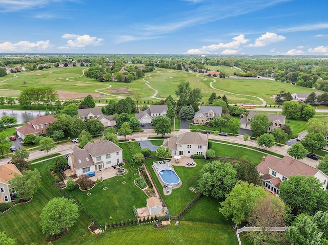 1560 Kensington Dr, Algonquin, IL 60102 - aerial perspective of suburban area featuring a nearby body of water and a golf club
