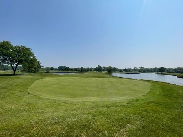 304 University Ln Unit 5, Elk Grove Village, IL 60007 - view of community featuring a water view, golf course view, and a yard