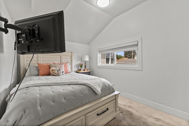 2705 Cuyler Ave, Berwyn, IL 60402 - carpeted bedroom featuring vaulted ceiling and baseboards