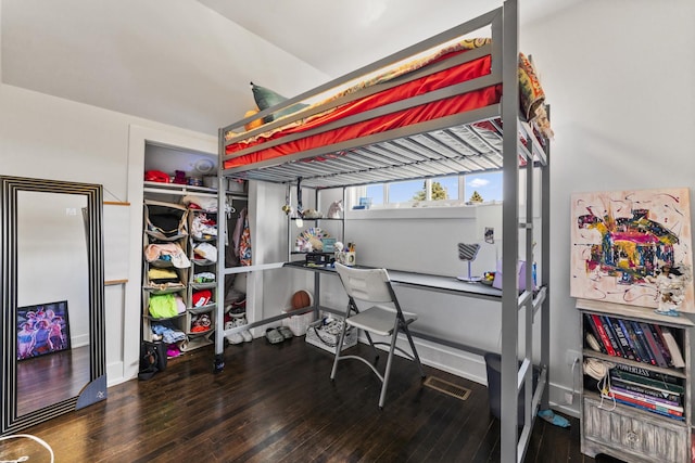 2705 Cuyler Ave, Berwyn, IL 60402 - bedroom with wood-type flooring and a desk