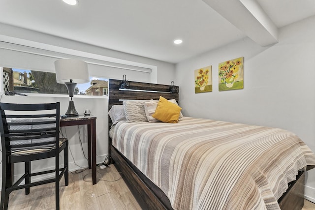2705 Cuyler Ave, Berwyn, IL 60402 - bedroom with wood finished floors and recessed lighting