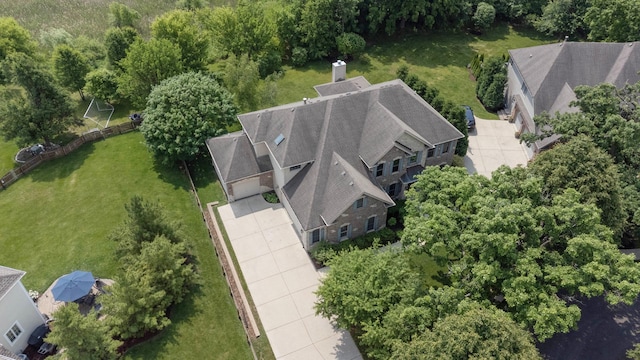 647 Oak Ln, South Elgin, IL 60177 - view from above of property