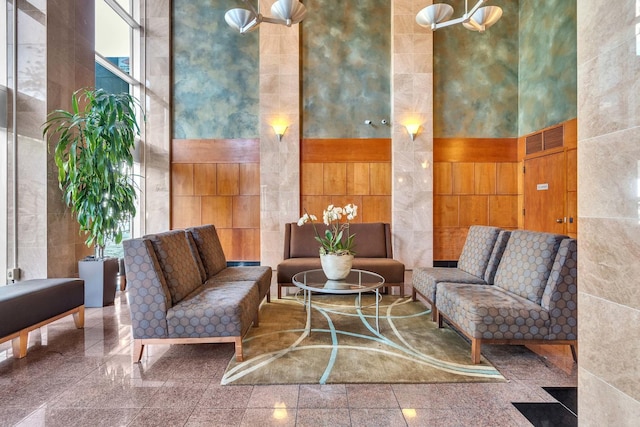 1122 N Clark St Unit 1710, Chicago, IL 60610 - common area with a high ceiling