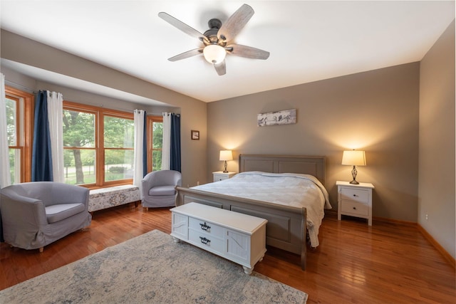 0S630 Hubbard Pl, Geneva, IL 60134 - bedroom featuring wood finished floors and ceiling fan