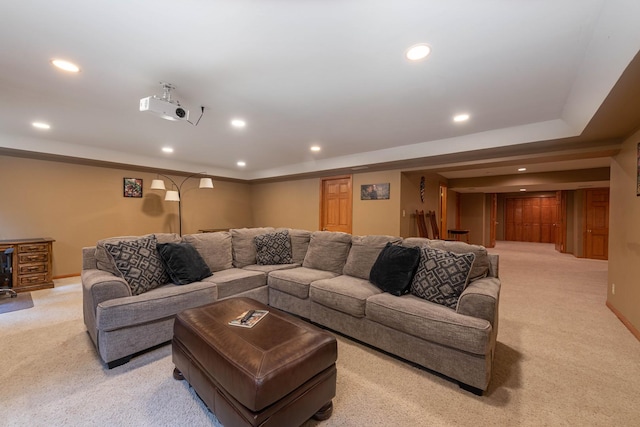 0S630 Hubbard Pl, Geneva, IL 60134 - living area with light carpet and recessed lighting