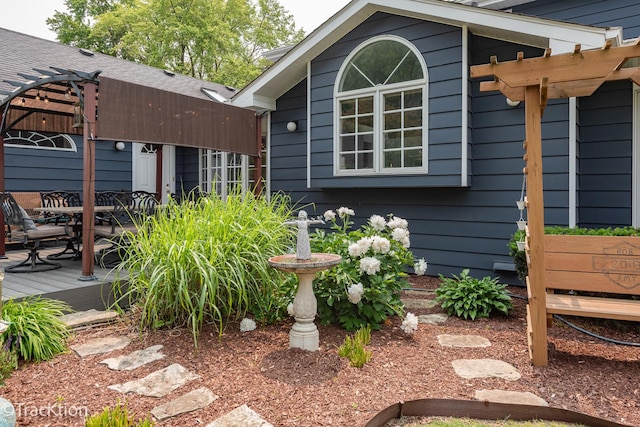 2609 Dougall Rd, Joliet, IL 60433 - exterior space featuring a deck and outdoor dining space