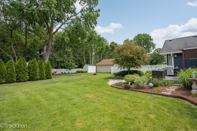 2609 Dougall Rd, Joliet, IL 60433 - view of yard featuring central air condition unit