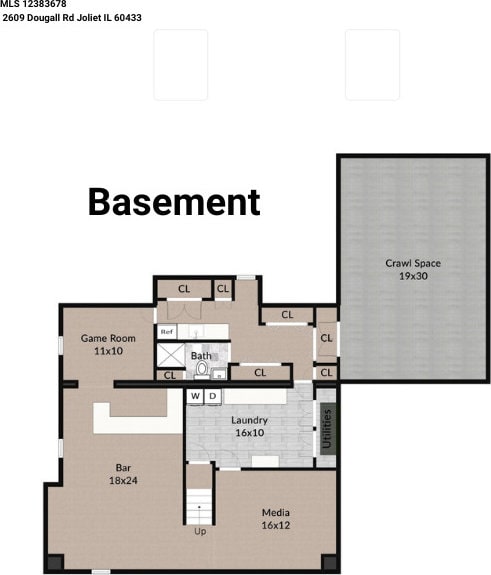 2609 Dougall Rd, Joliet, IL 60433 - room layout