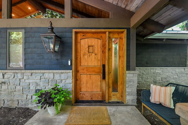 4N650 Pheasant Run Dr, Saint Charles, IL 60175 - view of exterior entry with stone siding