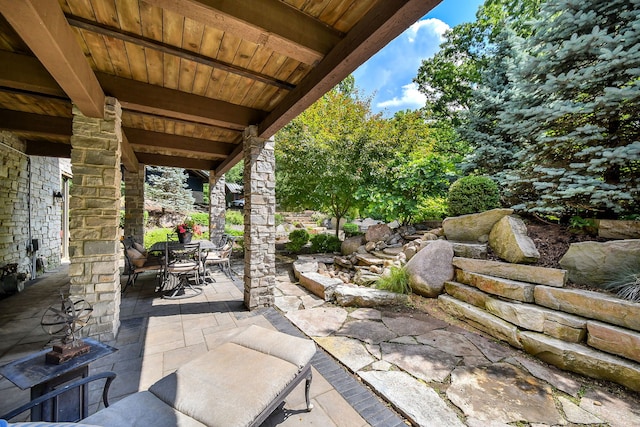 4N650 Pheasant Run Dr, Saint Charles, IL 60175 - view of patio featuring outdoor dining space