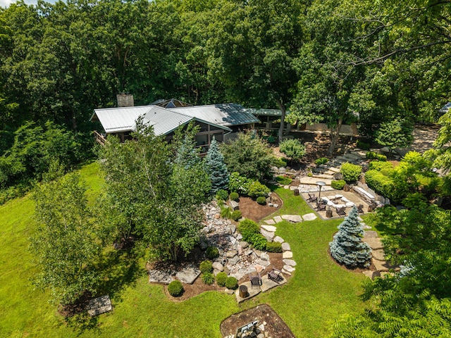 4N650 Pheasant Run Dr, Saint Charles, IL 60175 - drone / aerial view of a heavily wooded area