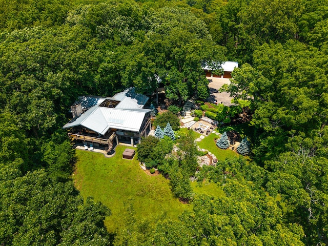4N650 Pheasant Run Dr, Saint Charles, IL 60175 - aerial view of a heavily wooded area
