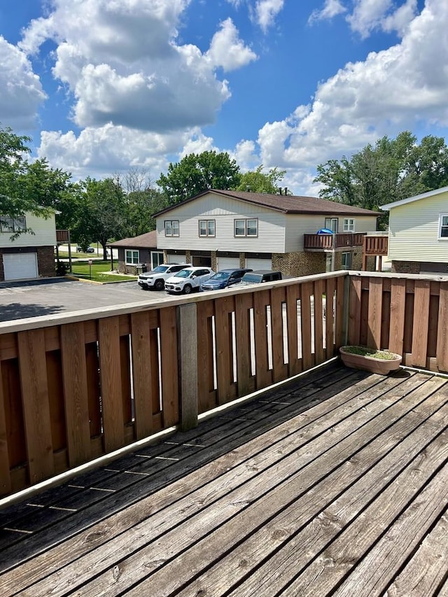 19510 116th Ave Unit D, Mokena, IL 60448 - deck with a residential view