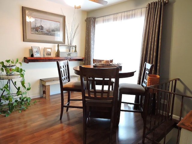 19510 116th Ave Unit D, Mokena, IL 60448 - dining area featuring wood finished floors and baseboards