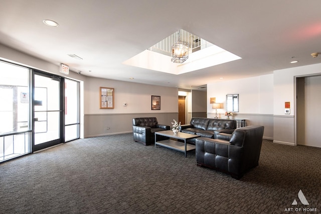 805 Leicester Rd Unit 320, Elk Grove Village, IL 60007 - building lobby featuring recessed lighting